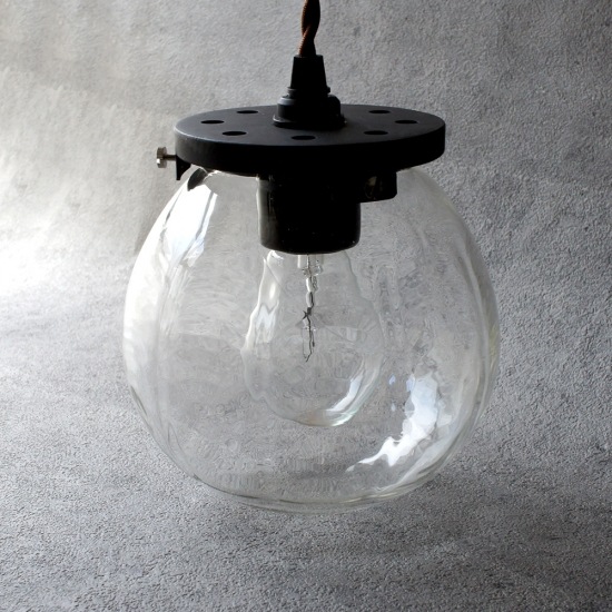 シャー太白草花　月ペンダント 柔らかな乳白シェードのシンプルなペンダントライト - Ps-29