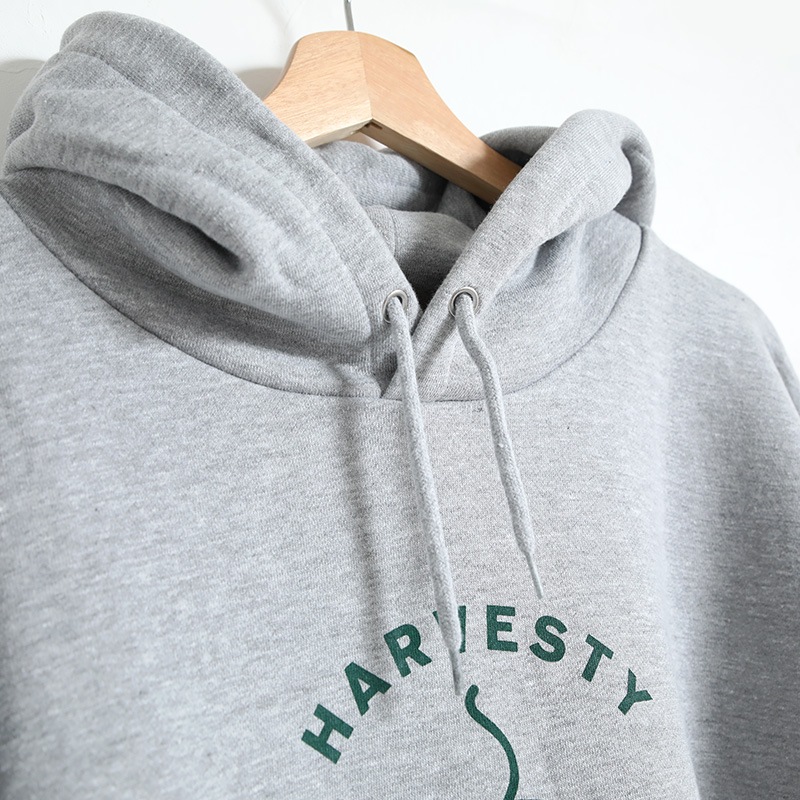 HARVESTYSHOP SWEAT HOODIE COFFEE GRAY