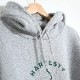 HARVESTYSHOP SWEAT HOODIE COFFEE GRAY
