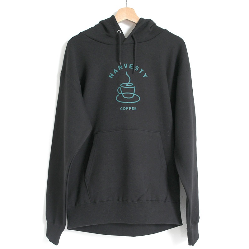 HARVESTYSHOP SWEAT HOODIE COFFEE BLACK