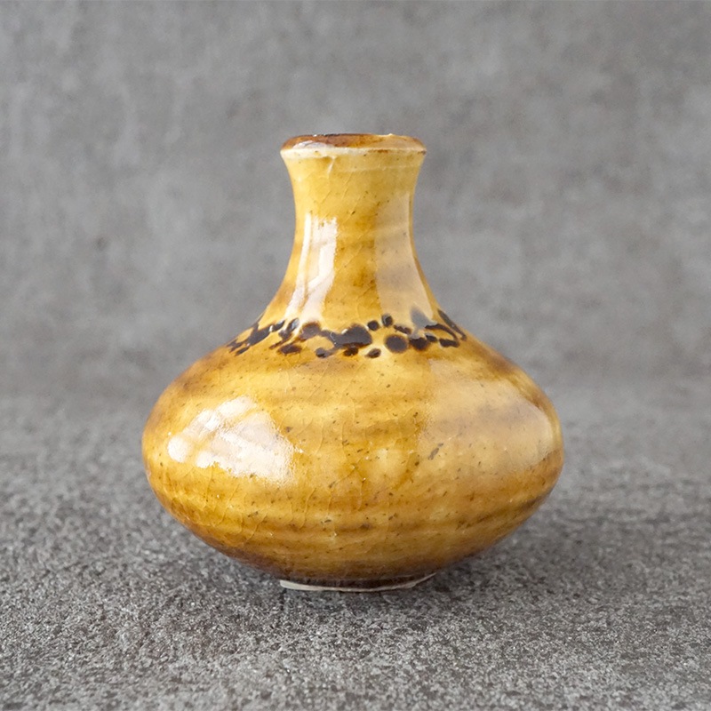 作家物　近藤文 花器　一輪挿し　陶器 作家物 近藤文 花器 一輪挿し 陶器 ほどよい - 花瓶・フラワー