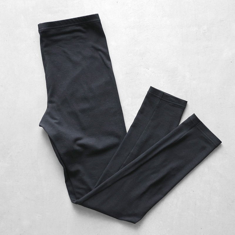 HUIS in house｜SUVIN COTTON レギンス ブラック | 趣佳[syuca
