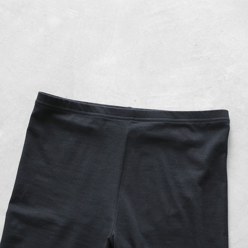 HUIS in house｜SUVIN COTTON レギンス ブラック | 趣佳[syuca