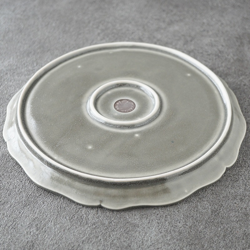 阿部慎太朗｜花形細リム皿8寸 | 趣佳[syuca.jp] オンラインショップ