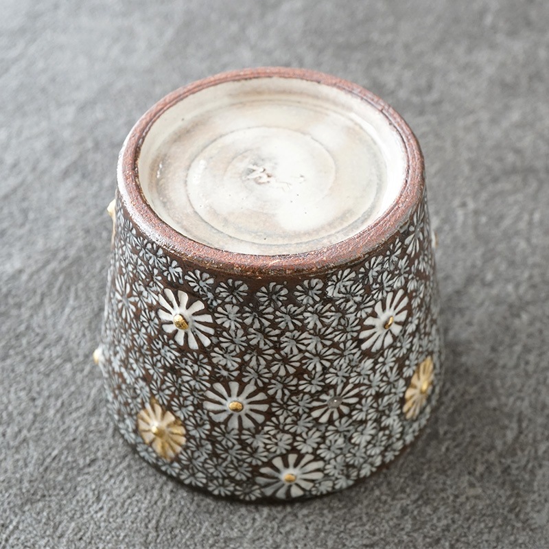 原稔｜金彩三島 掛分 蕎麦猪口 | 趣佳[syuca.jp] オンラインショップ