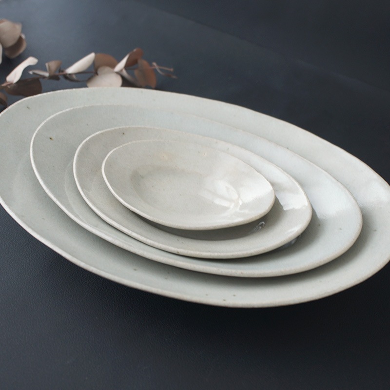 林拓児｜貫入楕円皿 中 | 趣佳[syuca.jp] オンラインショップ（通信販売）