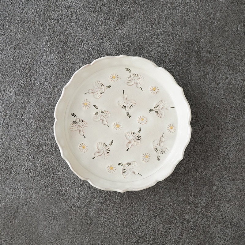 原稔｜鶴 平皿 | 趣佳[syuca.jp] オンラインショップ（通信販売）