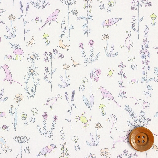 【サンドウオリジナルカラー】リバティ・ファブリックス タナローン（Theo セオ）パフピンク【15-3635176・J20B】