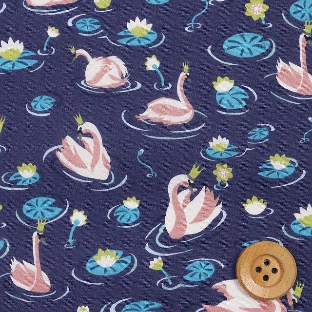 リバティプリント タナローン（Manon マノン）ネイビー【363J6434・A】