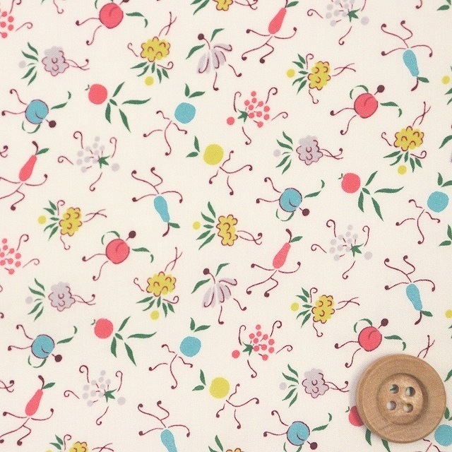 リバティプリント タナローン（Josephine's Melody ジョセフィーンズ・メロディ）ライトブルー＆イエロー【22-1222110・P22B】