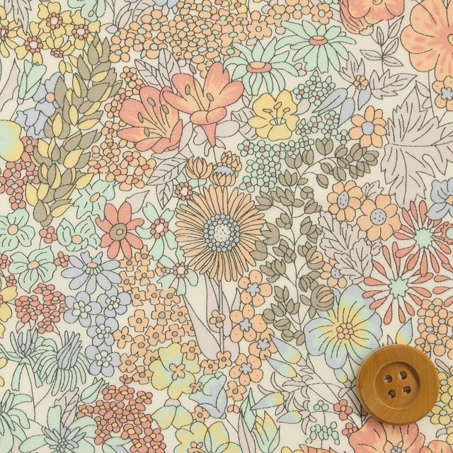 リバティタナローン　生地　マーガレットアニー LIBERTY FABRICS リバティプリント 国産タナローン生地・カットクロス