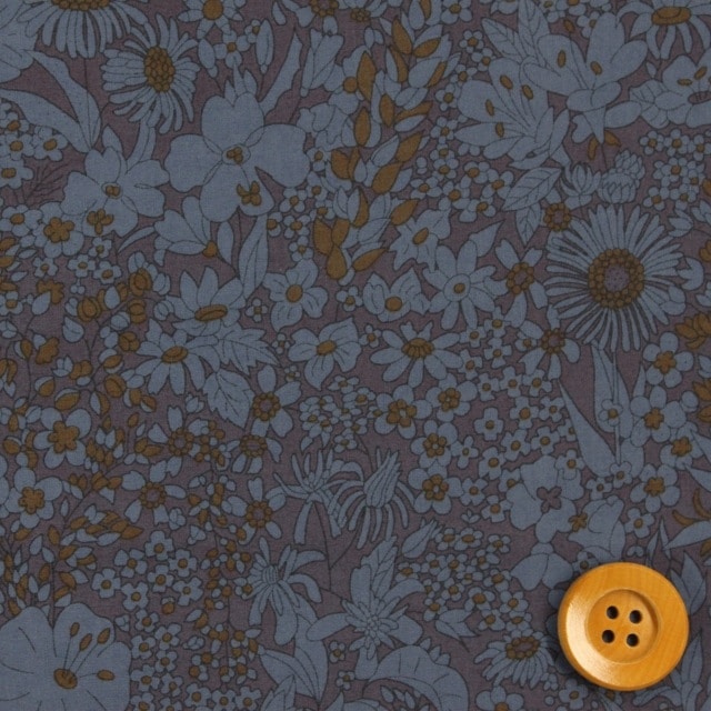 リバティプリント タナローン（Patrick Gordon パトリック・ゴードン）ブルー＆ダークブルー【3801160・XE】