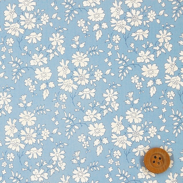 リバティプリント タナローン（Capel カペル）シアーブルー【3333055