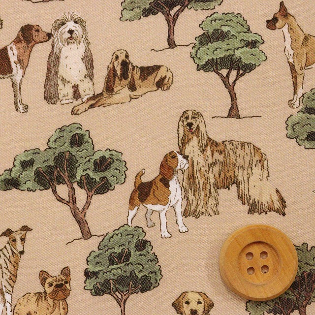 リバティプリント タナローン(HYDE PARK HOUNDS ハイド・パーク・ハウンド)ベージュ【363J7301・D】