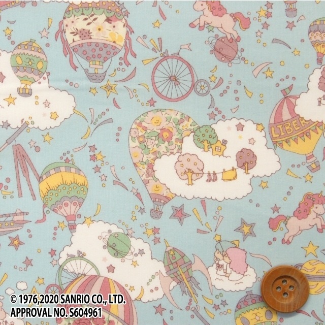 リトルツインスターズ×リバティプリント タナローン（Sky High Stars スカイ・ハイ・スターズ）【DC30739・J20B】