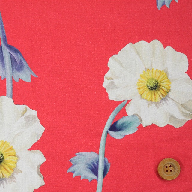 リバティ・ファブリックス タナローン685（Melody Large メロディ・ラージ）レッド【18-2348153・S18B】