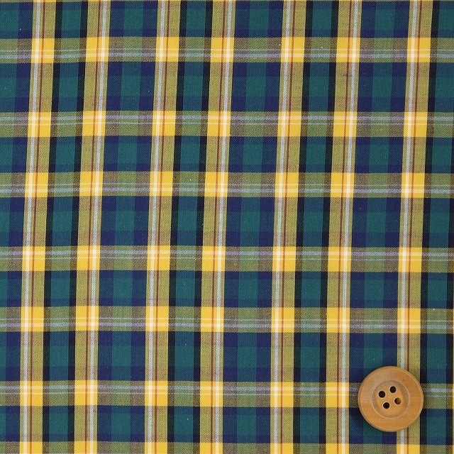 チェック柄　金メダル100枚 リバティプリント 【先染タナローンチェック】（Tartan Check タータン