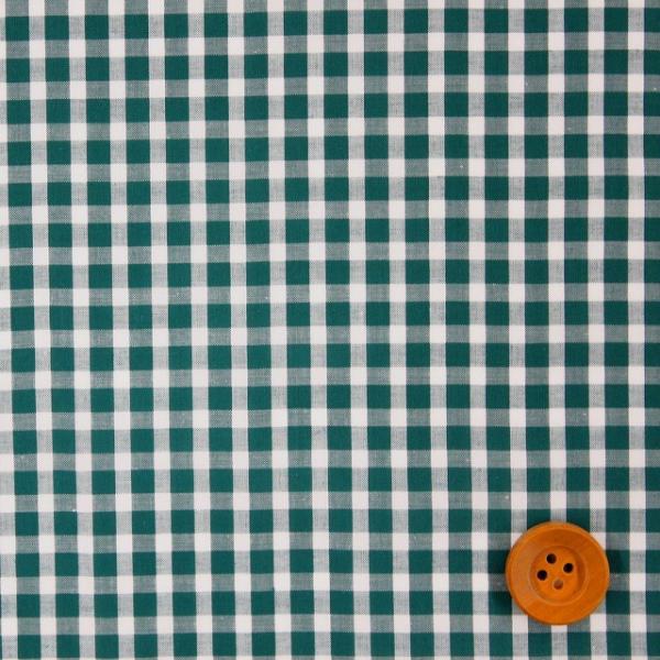 リバティ・ファブリックス【先染タナローンチェック】（Gingham Check ギンガム・チェック）緑【3265200・3】