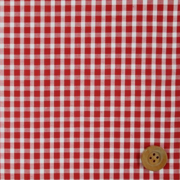 リバティ・ファブリックス【先染タナローンチェック】（Gingham Check ギンガム・チェック）赤【3265200・4】