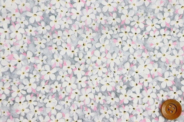 【サンドウオリジナルカラー】リバティプリント タナローン(Petal Wish ペタル・ウィッシュ/かすみ)50cm