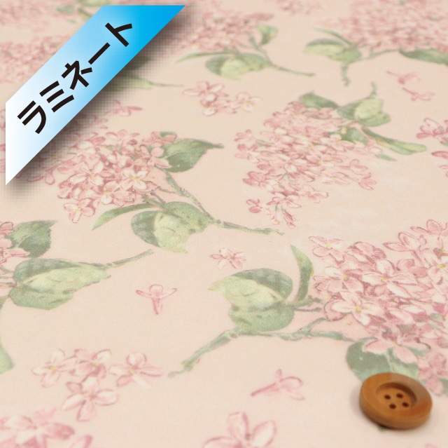 【サンドウ限定販売色】リバティ・ファブリックス タナローン【ラミネート加工】（Archive Lilac アーカイブ・ライラック）ピンク【15-3635189・15C】