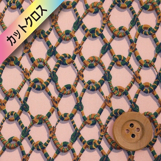 リバティプリント タナローン（VESPERTINE LINK ヴェスパタイン・リンク）ピンク【23-1223111・P23B】カットクロス