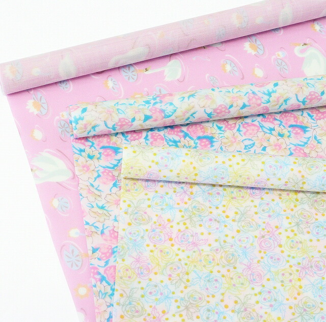 ◎リバティ・ファブリックスお試しセット◎リバティプリント【ラミネート加工】カットクロス3枚セット（ポップカラー/ Darcie）
