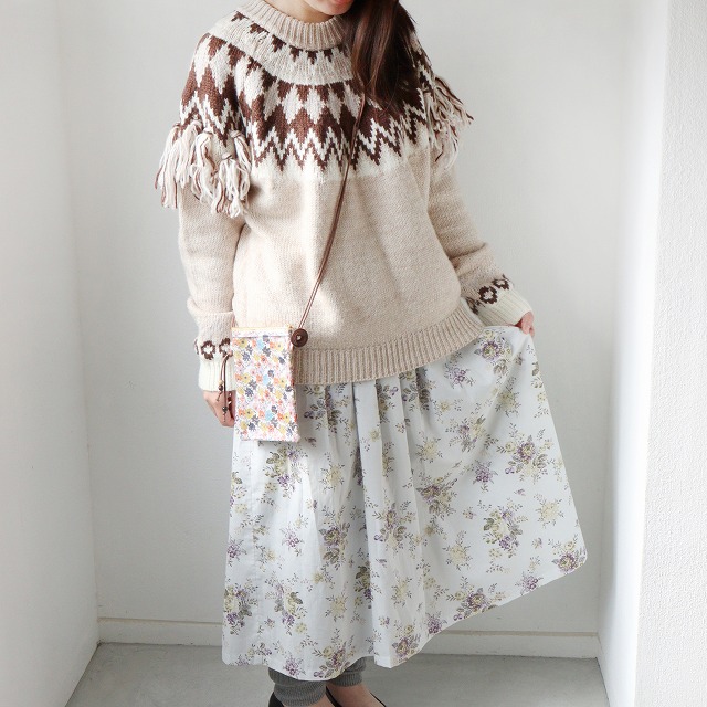 ハンドメイドリバティタナローンギャザースカート リバティタナローン ハンドメイドギャザースカート ハンドメイド