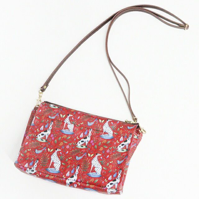 リバティプリント◎ラミネートで作るショルダーポーチ【キット】