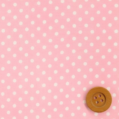 ●訳アリ品●シンプルドット【ダブルガーゼ】ピンク【A900・4C】