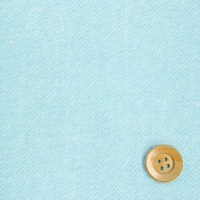 デニム風ダブルガーゼ無地（ライトブルー）【AP25501L・1A】