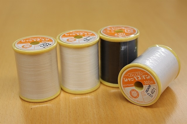 フジックス　家庭用ミシン糸（シャッペスパン）#90/300m（薄地用）