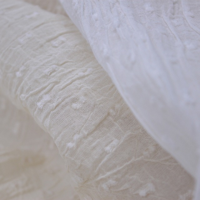 【NANA】カットボイル スノードット生地 / ベージュ【6560・2】