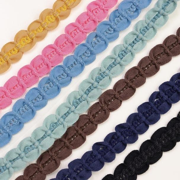 モチーフテープ（1）【約12mm巾】ブラック【5261・3】【50cm以上10cm単位】