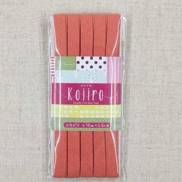  《Koiiro》バイアステープ【ふちどり10mm/2.5m】オレンジ【CP188・1】