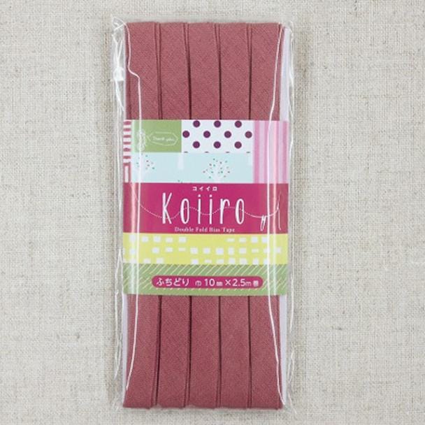  《Koiiro》バイアステープ【ふちどり10mm/2.5m】プラムピンク【CP188・3】