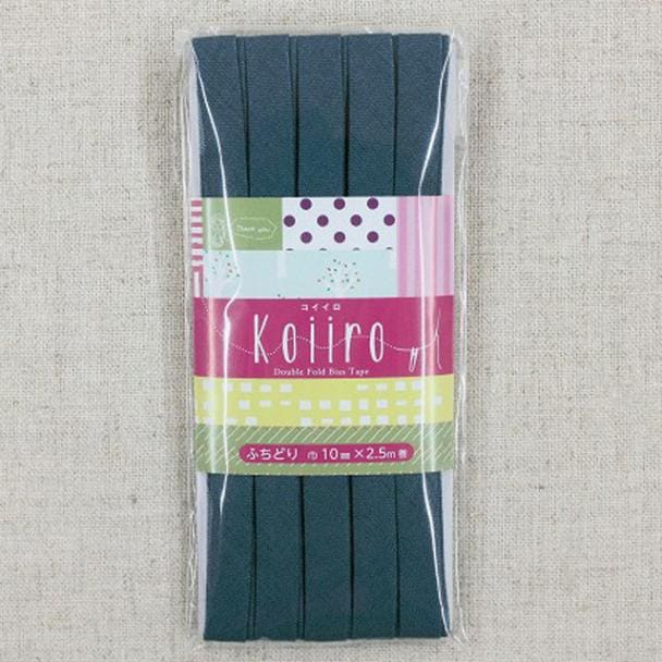  《Koiiro》バイアステープ【ふちどり10mm/2.5m】スモーキーブルー【CP188・8】