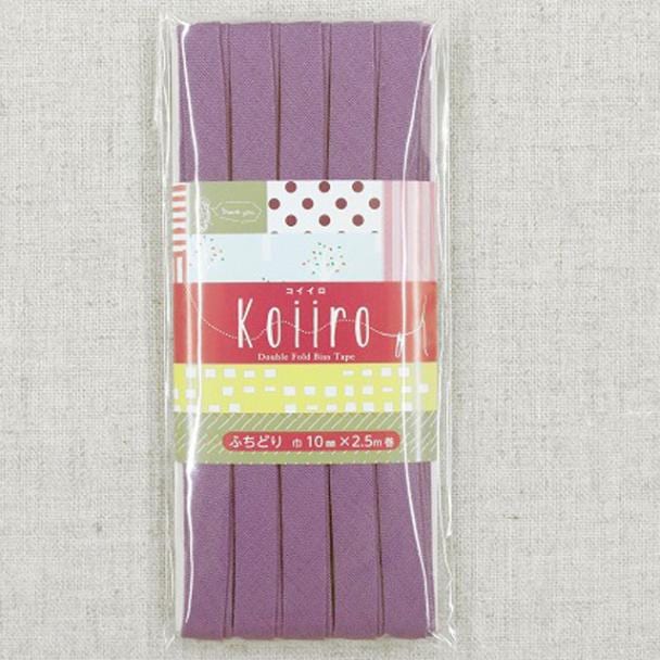  《Koiiro》バイアステープ【ふちどり10mm/2.5m】パープル【CP188・10】