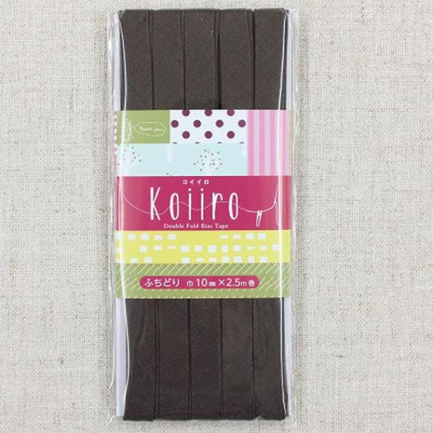  《Koiiro》バイアステープ【ふちどり10mm/2.5m】ブラウン【CP188・11】