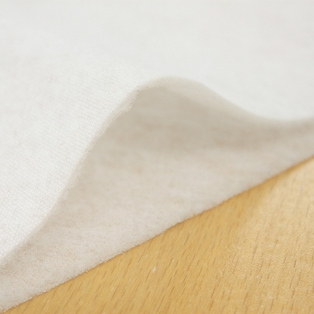 ◎リバティタナローン生地への使用にオススメ◎接着キルト芯【片面/極薄（ソフトタイプ）/1m単位】【MK-1】