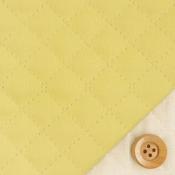 シュガーカラー無地【全針キルティング】イエロー【A9900・21G】