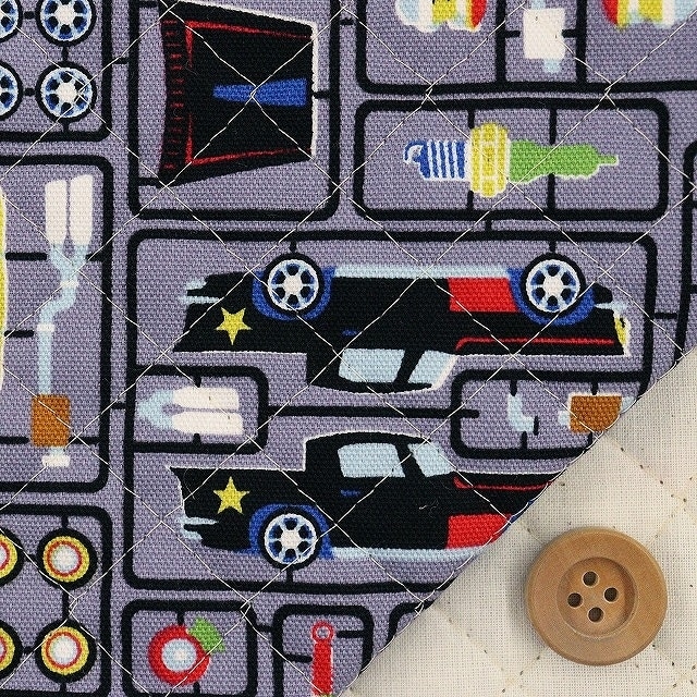 プラモデルカー（お気に入りシリーズ）／グレー【全針キルティング】【MOWF-133Q・GRY】