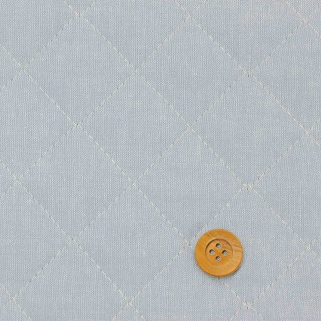 ダンガリーキルティング 無地  /スカイブルー【Q6428-16】