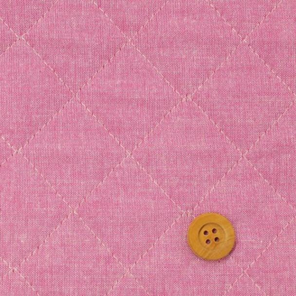 ダンガリーキルティング 無地  /レッドパープル【Q6428-27】