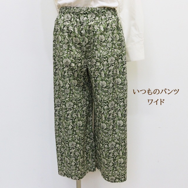 いつものパンツ*ワイド【レシピ】B-2