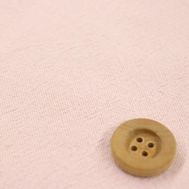 綿麻キャンバス 【ヴィンテージソフト加工】パステルピンク（HSK999・2）