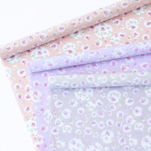 ◎リバティ・ファブリックスお試しセット◎<br>リバティプリント【ラミネート加工】『Johanna』カットクロス３枚セット【24年サンドウオリジナルカラー】