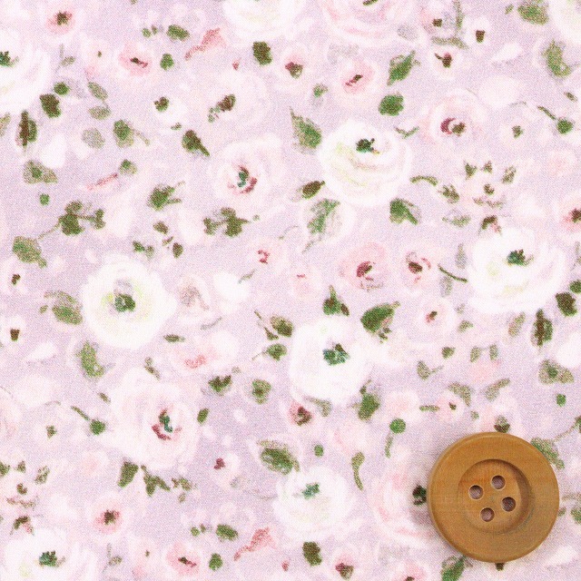 【サンドウ限定柄】リバティ・ファブリックス タナローン(Dewy Rose デューイ・ローズ)ラフィネローゼ【DC33983・J24B】