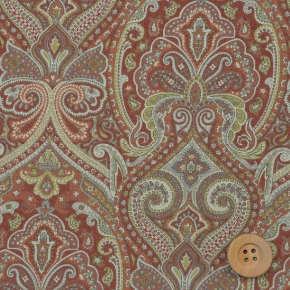 スタイリッシュビンテージ柄／レンガ【ブロード生地】