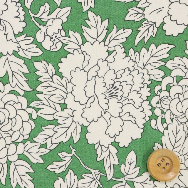 リバティ・ファブリックス タナローン（Costume コスチューム）グリーン【25-3635109・25CU】